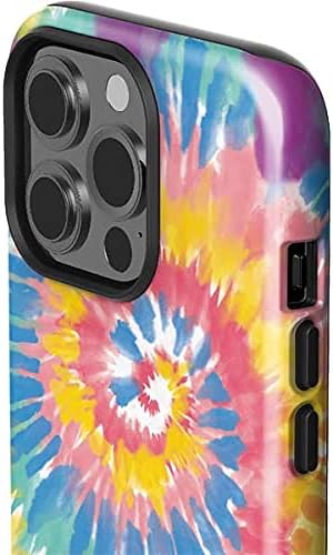 Skinit Impact Phone Case Compatible with iPhone 13 Pro - Rainbow Tie Dye Design