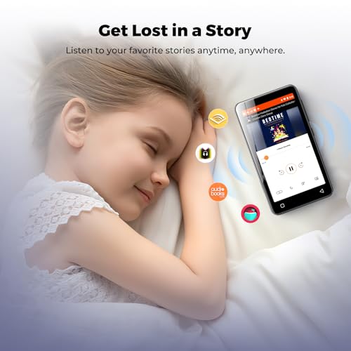 Image of Innioasis 160GB MP3 Player for Kids with Bluetooth, WiFi & 4 inch Touch Screen, Android MP4 Player Preloaded with Spotify, Pandora, Amazon Music, Audible, Libby, Audiobooks (Grey)