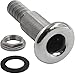 YANYUCB 316 Stainless Steel Thru Hull Fitting with Nut&Custom Gasket for Boats, Yachts or Rvs(A-1 inch)