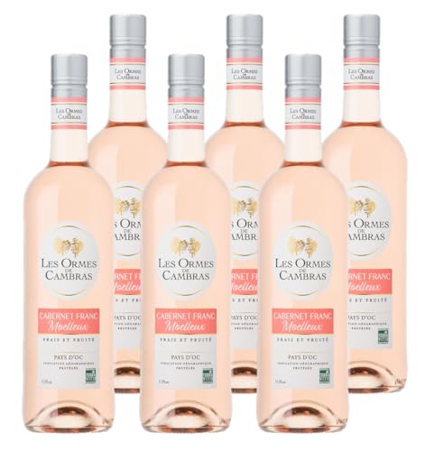 Les Ormes De Cambras - Vino Rosado Dulce - Cabernet Franc - IGP Pays d'Oc - 6 botellas x 75 cl