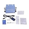 600W Solar Grid Tie Micro Inverter IP65 Waterproof Automatic Identification Power Inverters DC to AC 110V Microinverter for 30V 36V Solar Panel (600W)