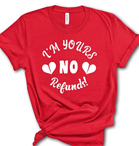 Cute I'm Yours Graphics Shirt, Valentine Couple Matching T-Shirt ...