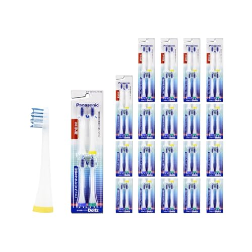 パナソニック 替えブラシ EW09104C-W 4本入×20セット(計80本) 電動歯ブラシ ドルツ 山切りブラシ Vヘッド 純正 正規品 ホワイト