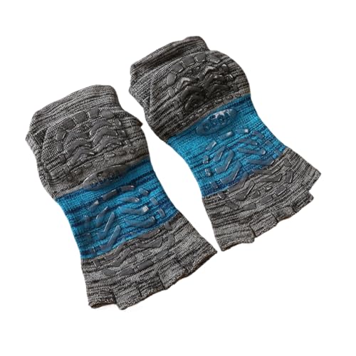 svlftecon Unisex Yoga Pilates Socks with Grips Non Slip Full Toe/Toeless for All Seasons Series 5
