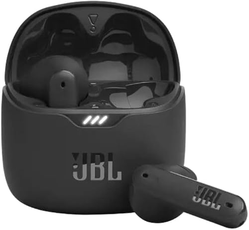 JBL Tune Flex In-Ear Bluetooth Headphones, Water-Resistant Noise-Cancelling Earphones with 32 Hours of Battery Life, Black - 1