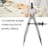 Spring Caliper Flat Leg Divider, Divider Caliper Measuring Drawing for Jewelry Precision Angle Divider Adjustable Craft Tool
