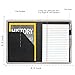 Gorbado Padfolio/Portfolio Binder, Mini Padfolio Portfolio Binder 5 x 8 Legal Writing Pad, A5 Document Organizer Folder for Men Women, Gray