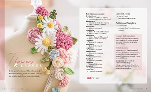 Modern Crochet Garden: Stylish Flower & Succulent Patterns to Stitch in a Day (22 Quick Projects) - Image 2