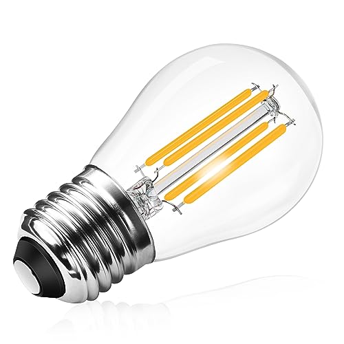 Sokkldccd E27 Screw Led Bulb Warm White, G45 Large Screw Light Bulbs, 4W ES Bulb, 40W Equilavent, 2700K, Pack of 2 - Image 3