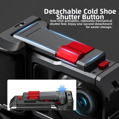 Adaptador de marco protector extendido gris compacto para Insta360 Go Ultra 3