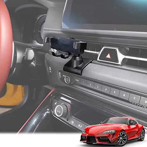 CHEAYAR Car Phone Holder,Car Phone Mount Supra, for All Mobile Phones,Phone Mount Dash Clip, Compatible with Toyota Supra GR A90 A91 MK5 2019-2022