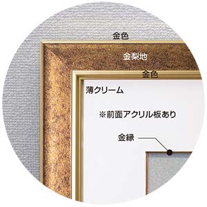 Amazon.co.jp: 棟方志功 額装染作 青森佞武多の柵 [額材質:アルミ製