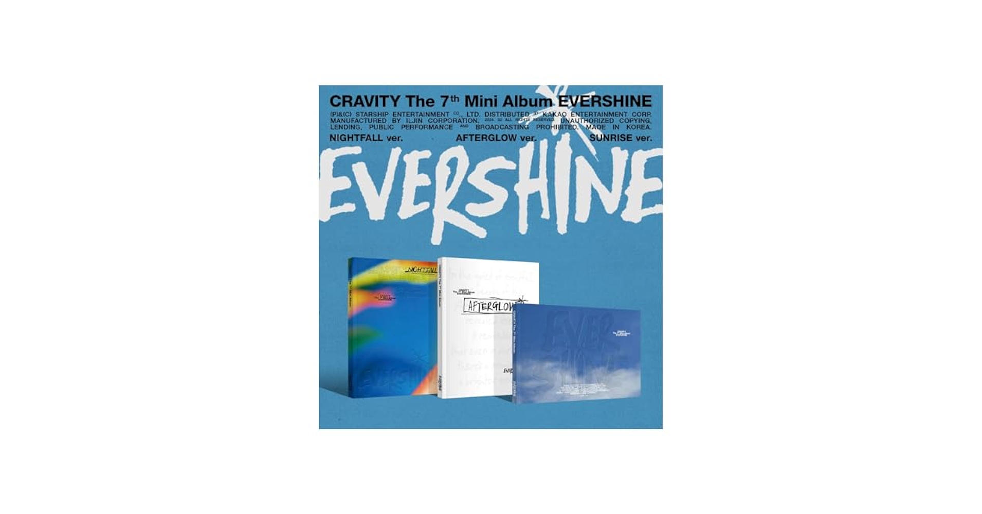 CRAVITY 3種　10セット　新品未開封　EVERSHINE CRAVITY 3種 10セット 新品未開封 EVERSHINE CRAVITY 3種 10