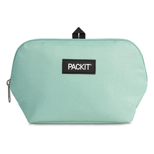 Image of PackIt Freezable Snack Bag, Sage, Built with EcoFreeze Technology, Foldable, Reusable, Zip Closure, Designed For Keeping Snacks Fresh On the Go, and Adults of all Ages
