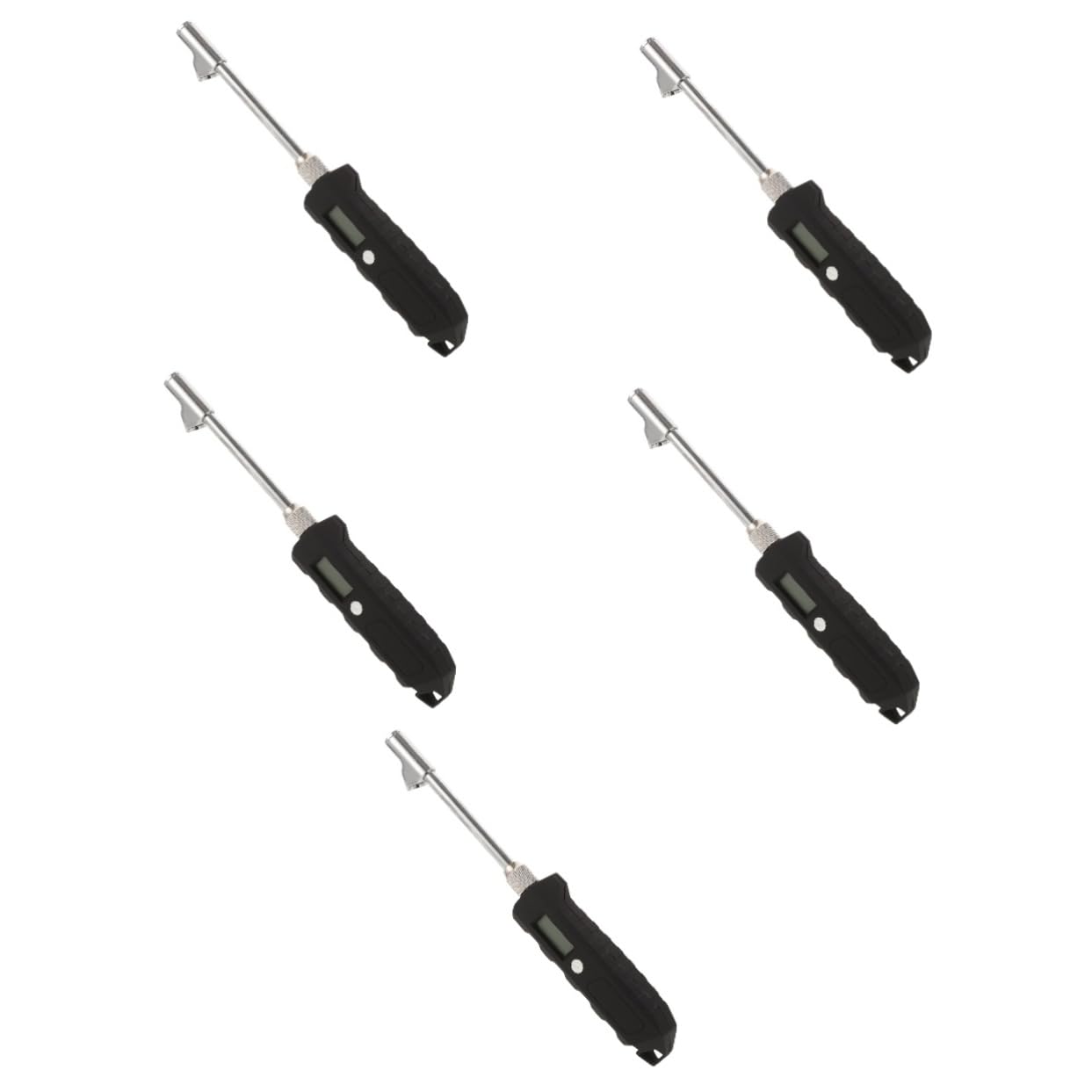 ULTECHNOVO 5pezzi Misuratore Di Pressione Pneumatici Digitale Display Per Auto Camion e Rv Strumento Di Controllo Facile e Preciso