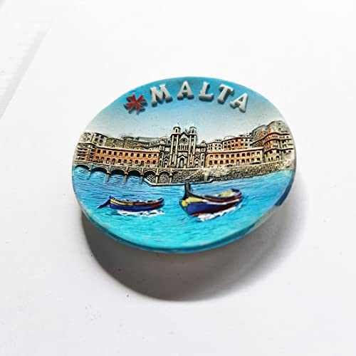 Imán de nevera 3D Malta de resina hecho a mano miniatura 2