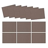 【日本製 撥水 消臭 洗える】サンコー ずれない タイルカーペット 45×60cm ブラウン 12枚 フラットタイプ おくだけ吸着 ジョイントマット KM-21