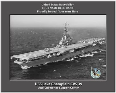 USS Lake Champlain CVS-39 Personalized United States Navy Ship