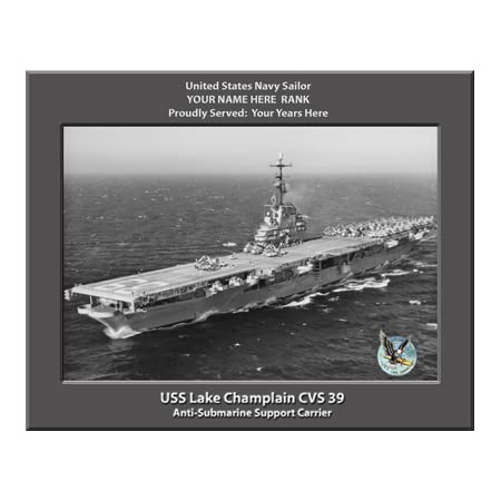 USS Lake Champlain CVS-39 Personalized United States Navy Ship