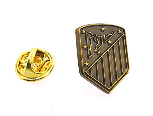 Gemelolandia Pin de Rabat Atlético de Madrid Bouclier Nouveau Antique Gold