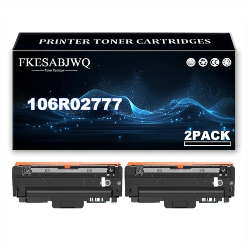 Cartouche toner 106R02777 pour résoudre les problèmes d'impression claire sur Xerox Phaser 3052 pack de 2