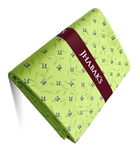 Image of JHABAK'S Unstitched Print Shirt Fabric for Men - Polycotton Material - 2.25Mtr Shirt Piece Cloth