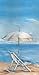 Ideal Home Range 16-Count 3-Ply Paper Guest Towel Napkins, Blue Horizon