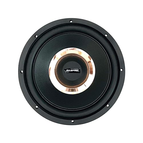 Image of BASPRO | Subwoofer Driver SW-1205 (Black) 12 inch Double Magnet Subwoofer with 2400W / 4 ohm Designish PP Cone Suitable for Automotive /Home Bass and DIY Projects etc.