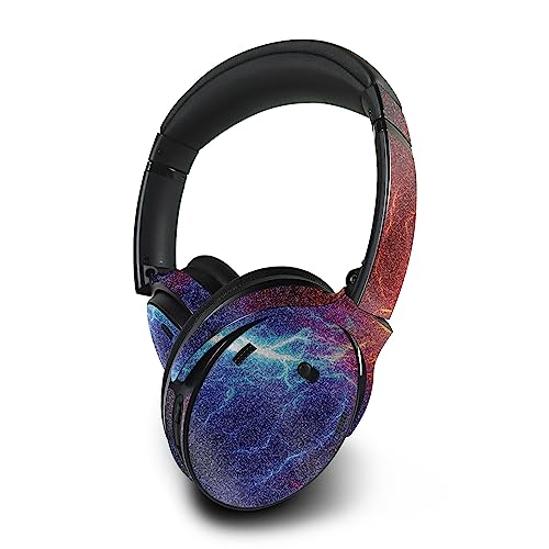 Image of MightySkins Glossy Glitter Skin Compatible with Bose QuietComfort 45 Headphones Color Lightning | Protective, Durable High-Gloss Glitter Finish | Easy to Apply | Made in The USA