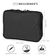 MyGadget Universal Kabel Organizer Tasche für Elektronik Zubehör - Reise Kabeltasche Aufbewahrung Reisekabel wie Ladekabel | Ladegerät | SD Karte - Schwarz