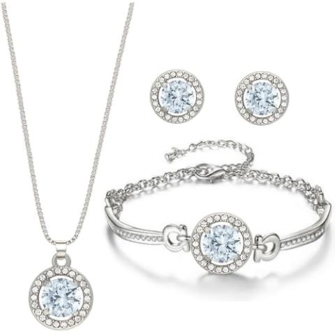 Suyi Cubic Zirconia Bridal Jewellery Set Cover