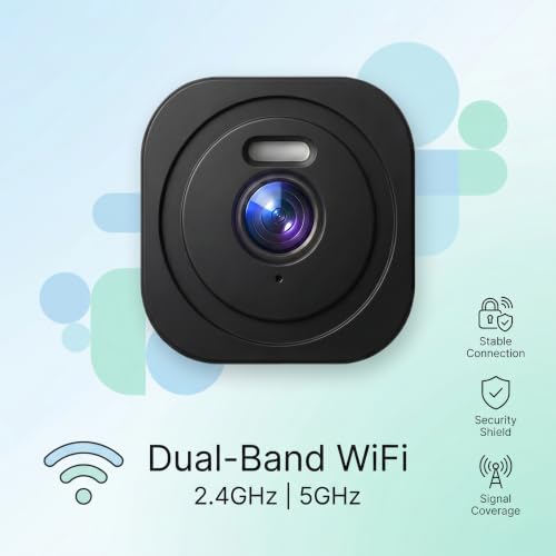 Cluzine 4MP 2K Window Camera, No Glare Thru-Glass Full-Color Night Vision, 2.4GHz & 5GHz WiFi Indoor Cameras for Home Security, Easy Install, Motion Detection, No Monthly Fee, 24/7 Recording — view 5