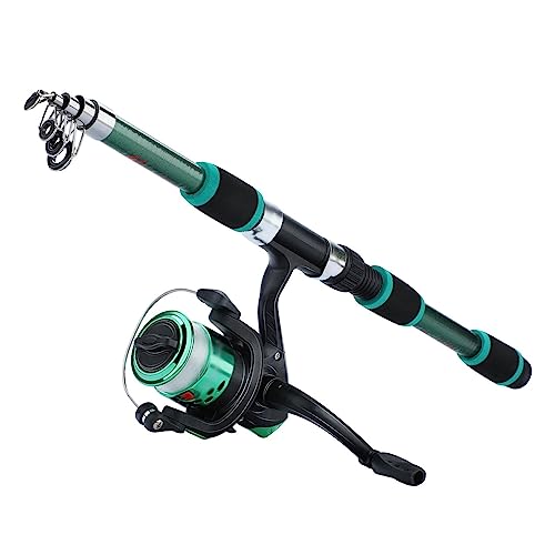 Kit de pesca de 1.8m para evitar enredos con carrete suave de 3 rodamientos