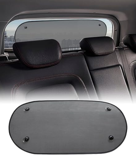 Image of Fabric Car Side Window and Rear Window Sun Shades, Black (Universal) (TRI Design and Dikky)