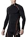 TM-T32-BO_X-Large j-OWT Tesla Men's Thermal Coldgear Compression Baselayer Mock Long Sleeve T Shirts T32