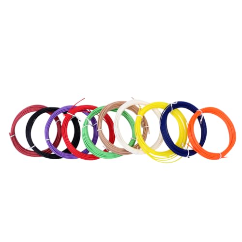TOPPERFUN D Printing Wire Mm Pla Filament m Assorted Colours High Temp Non-Toxic for d Printer Pen