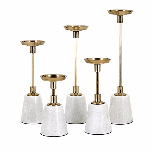 Benzara 14292-5 NK Darha Candleholders-Set of 5