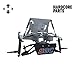 Hardcore Parts 6” Heavy Duty Double A-Arm Suspension Lift Kit for Club Car PRECEDENT Golf Cart (2004+) with 10