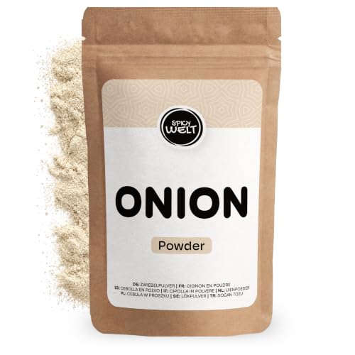 Spicy Welt Cebolla en Polvo (250g) - Cebolla Molida Fina – para Salsas, Guisos y Marinados | Aromática, Sabrosa y Dulce | 100% Natural & Sin Aditivos