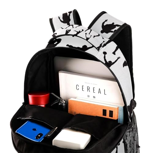 Sac de voyage décontracté multicolore avec grand compartiment de 40cm