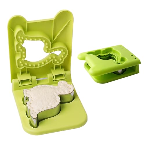 Formine per biscotti, decluster per panini e sandwich, cluster, tagliapane e sigillatore, strumento per declaster, set di formine per biscotti, taglierina per biscotti e sigillatura, tagliapasta per