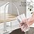 KZH Brushed Nickel Drinking Water Faucet Non Air Gap Stainless Steel Filtered Faucet for Kitchen Sink Reverse Osmosis System