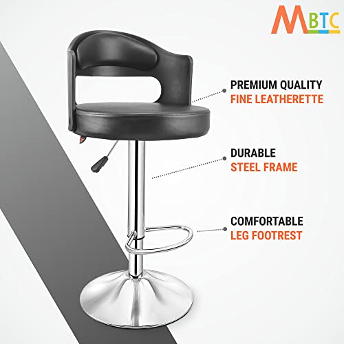 Image of MBTC Amica High Bar Chair /Kitchen Stool in Black