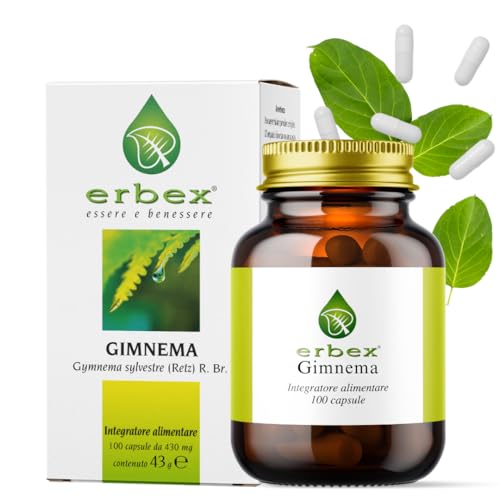 Erbex – Integratore Alimentare A Base Di Gymnema Sylvestre, 100% Estratto Vegetale