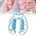 ChuYiElegance Portable Muscle Roller for Legs 24 Wheels Massage Tool for Neck and Arm, Blue