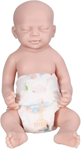 Miniatura 7 de AISITE Muñecas Reborn Baby Girl  18 pulgadas de silicona completa bebé niña ojos cerrados, regalos de Navidad y cumpleaños, adecuado para mayores de