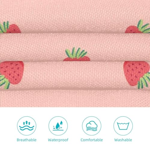 Tablier de serveuse rose multicolore pour restaurant bistrot et bar - 3