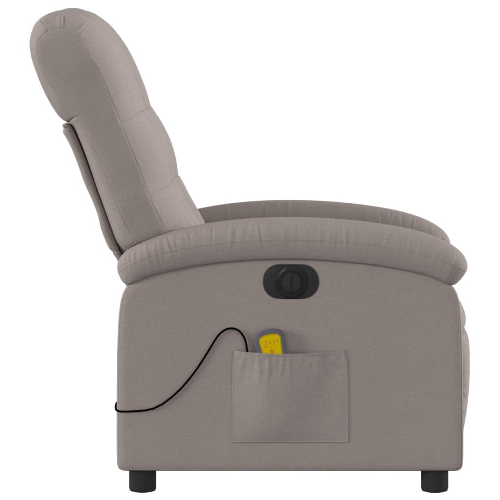 Sillón reclinable de Masaje eléctrico Tela Gris Taupe, Sillón De Relax, Sillon Masaje Relax, Sillon Relax Electrico, Hogar Sillon Relax, Sillones Comodos, Sofa Tantra - 3204088