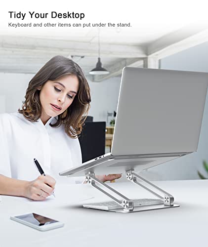 Laptop-Stand-Boyata-Adjustable-Laptop-Riser-Ergonomic-Computer-Stand-for-Desk-Aluminum-Laptop-Holder-Compatible-for-MacBook-ProAir-Surface-Laptop-and-Other-Laptops-up-to-15-Inches