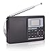 Produktbild Mavis Laven Tragbares Radio, UKW/AM/SW/LW/TV-Taschenradioton Voller Frequenzempfänger, der Radiowecker empfängt (Schwarz)